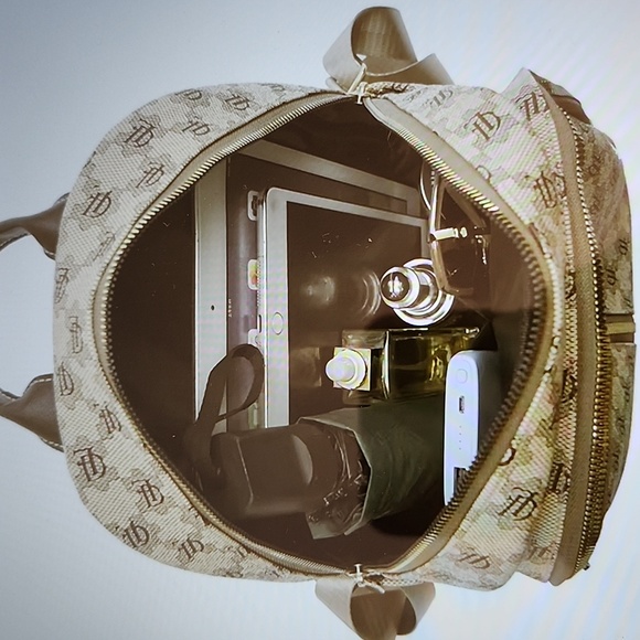 Monogram Multi Compartment Mini Stylish Backpack - Picture 10 of 16